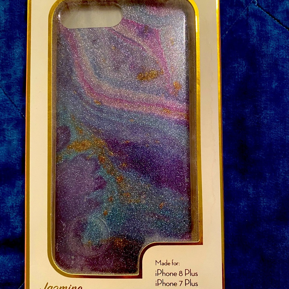 phone case, glittery, never used